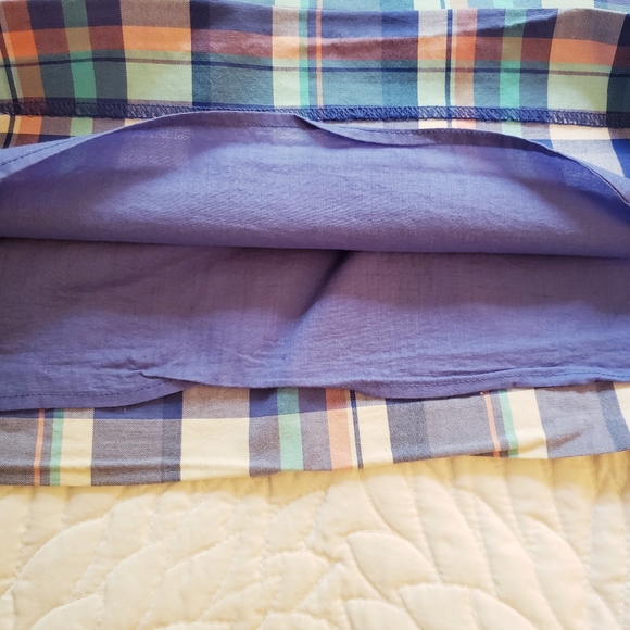 3/ $30 *18 Petite* L.L. Bean  Plaid Skirt - Picture 5 of 6
